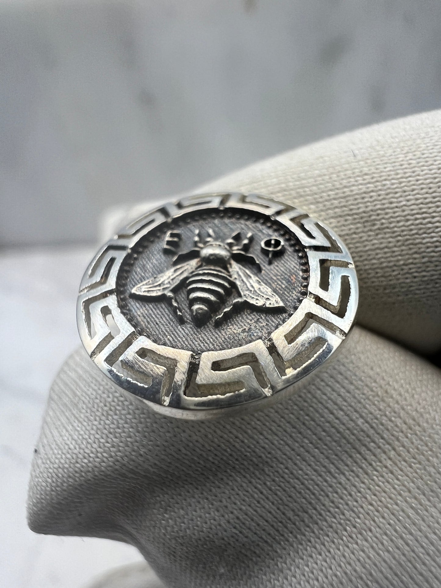 Artemis Goddess bee Greek key Ephesus earrings