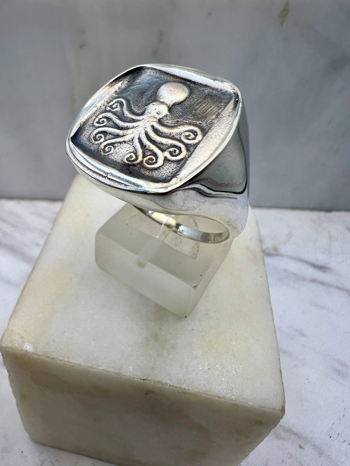 Chevalière Octopus Argent 925
