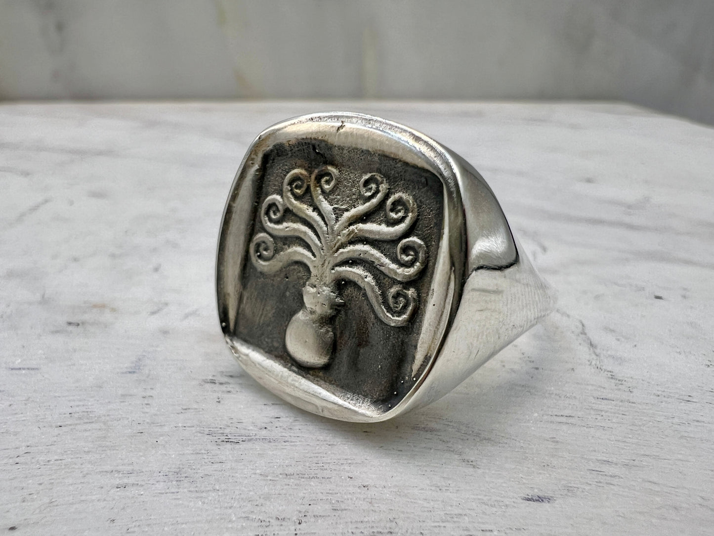 Chevalière Octopus Argent 925