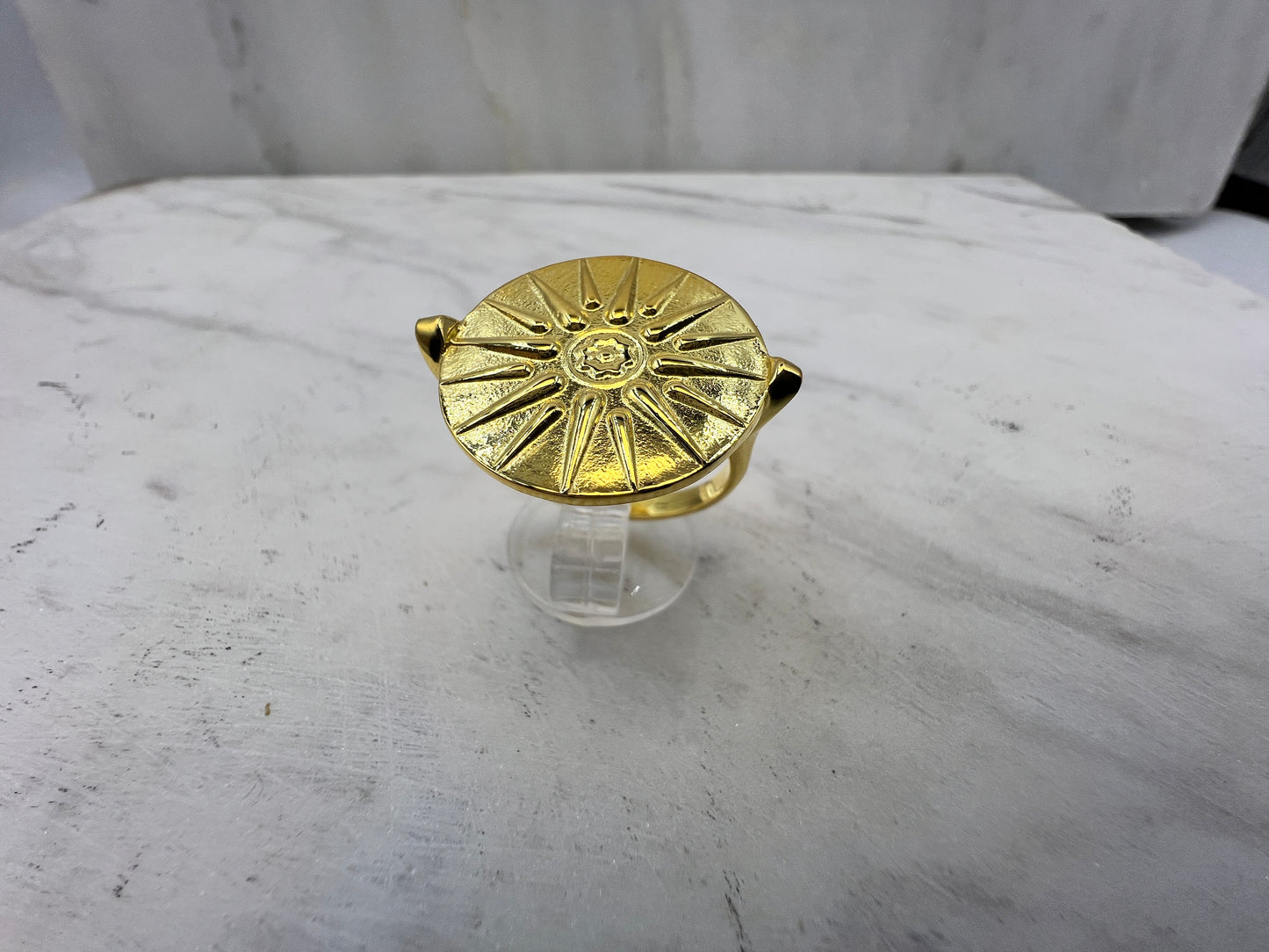 Mazedonischer Stern Vergina Sonne Sonnensymbol Münzring Alexander der Große