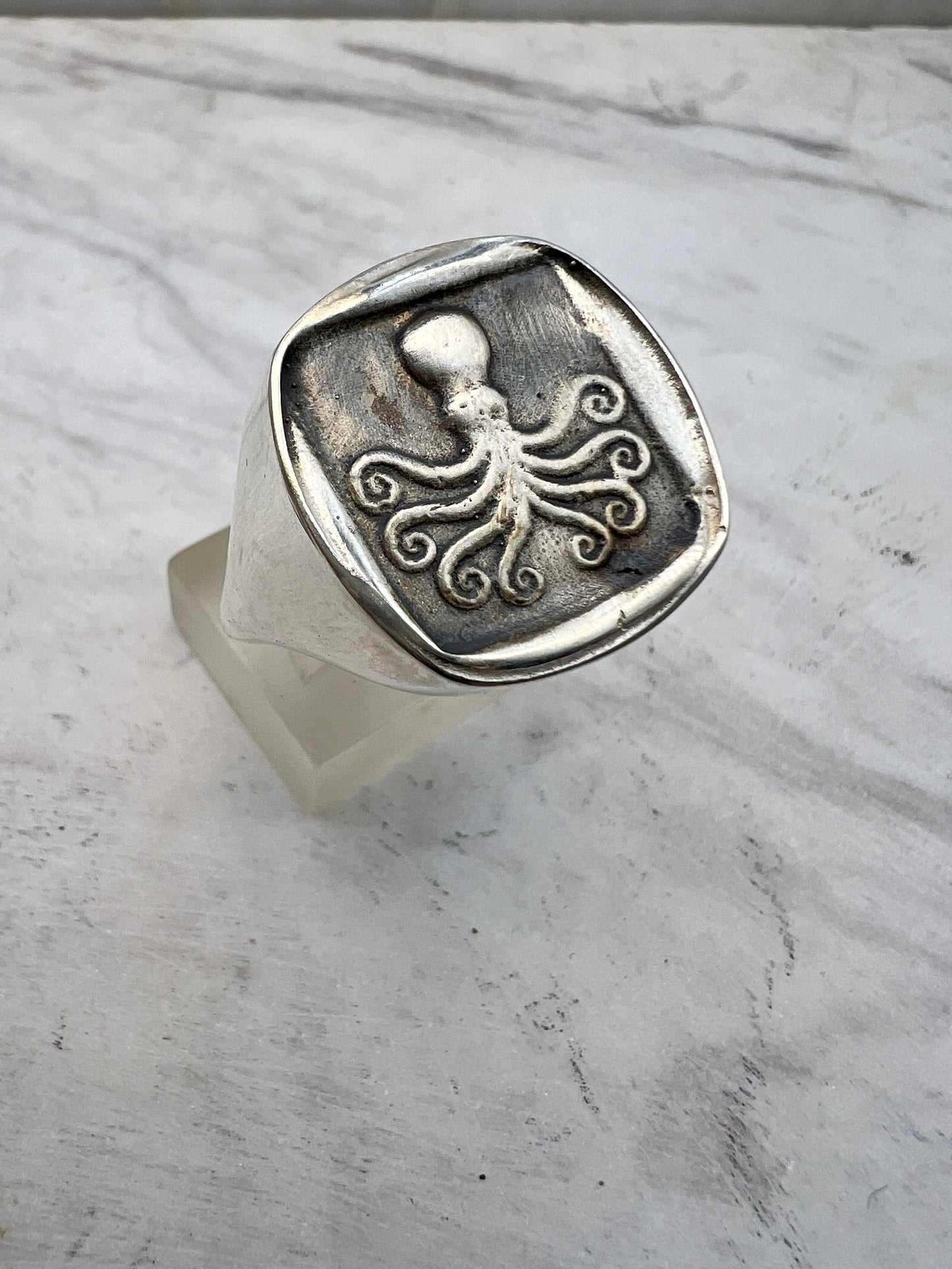 Chevalière Octopus Argent 925