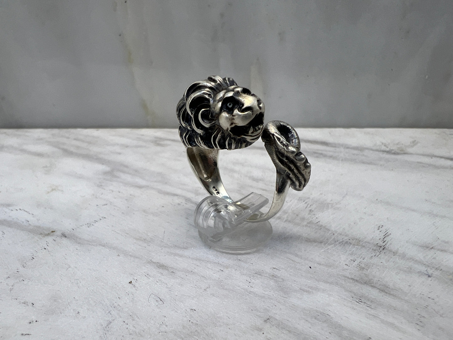Chimera Lion Sterling Silver 925 Cuff Ring Greek jewelry