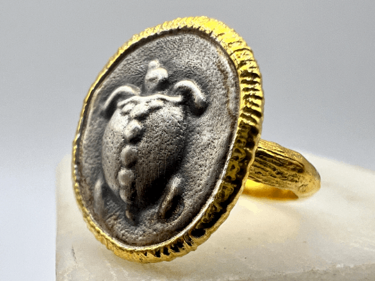 Ancient Greek Turtle Coin Tortoise Copy
