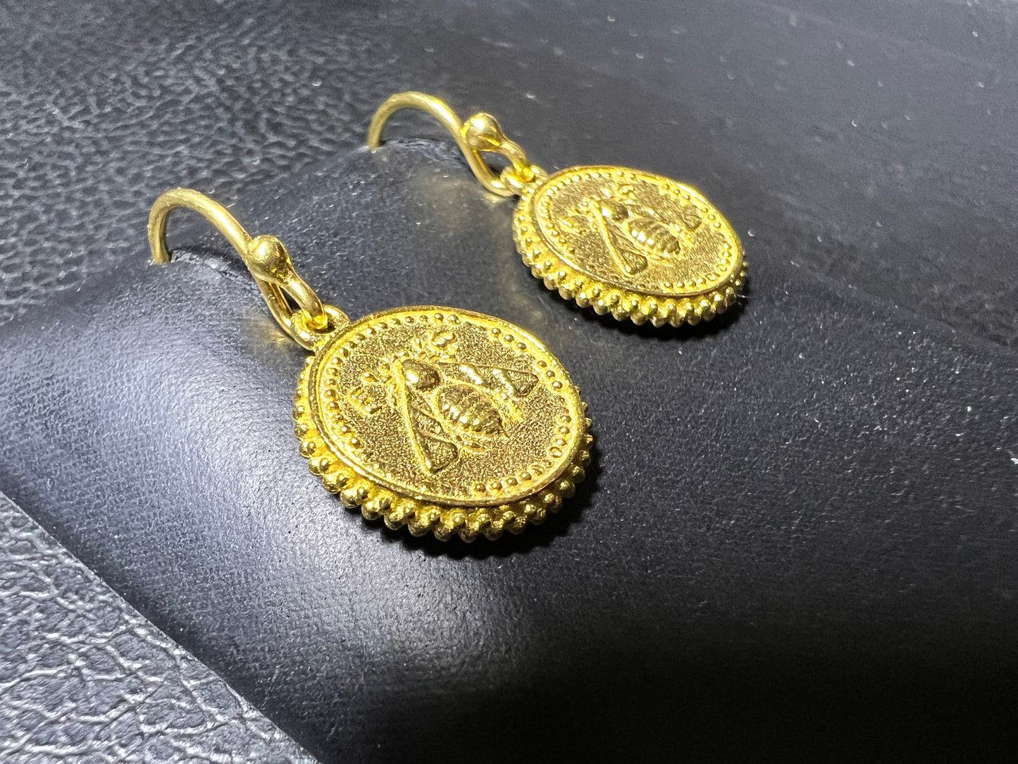 Goddess Artemis Ancient Bee Stag earring Greece Asia Ephesus Tetradrachm coin jewelry handmade (Copy)