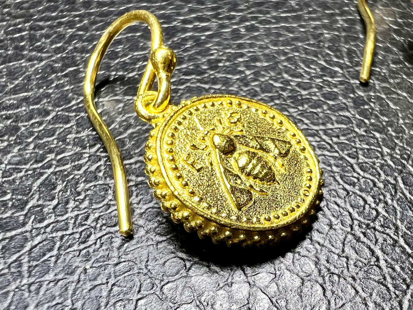 Goddess Artemis Ancient Bee Stag earring Greece Asia Ephesus Tetradrachm coin jewelry handmade (Copy)